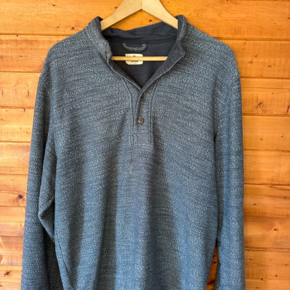 MARINE LAYER POPOVER CASUAL SWEATSHIRT mens L